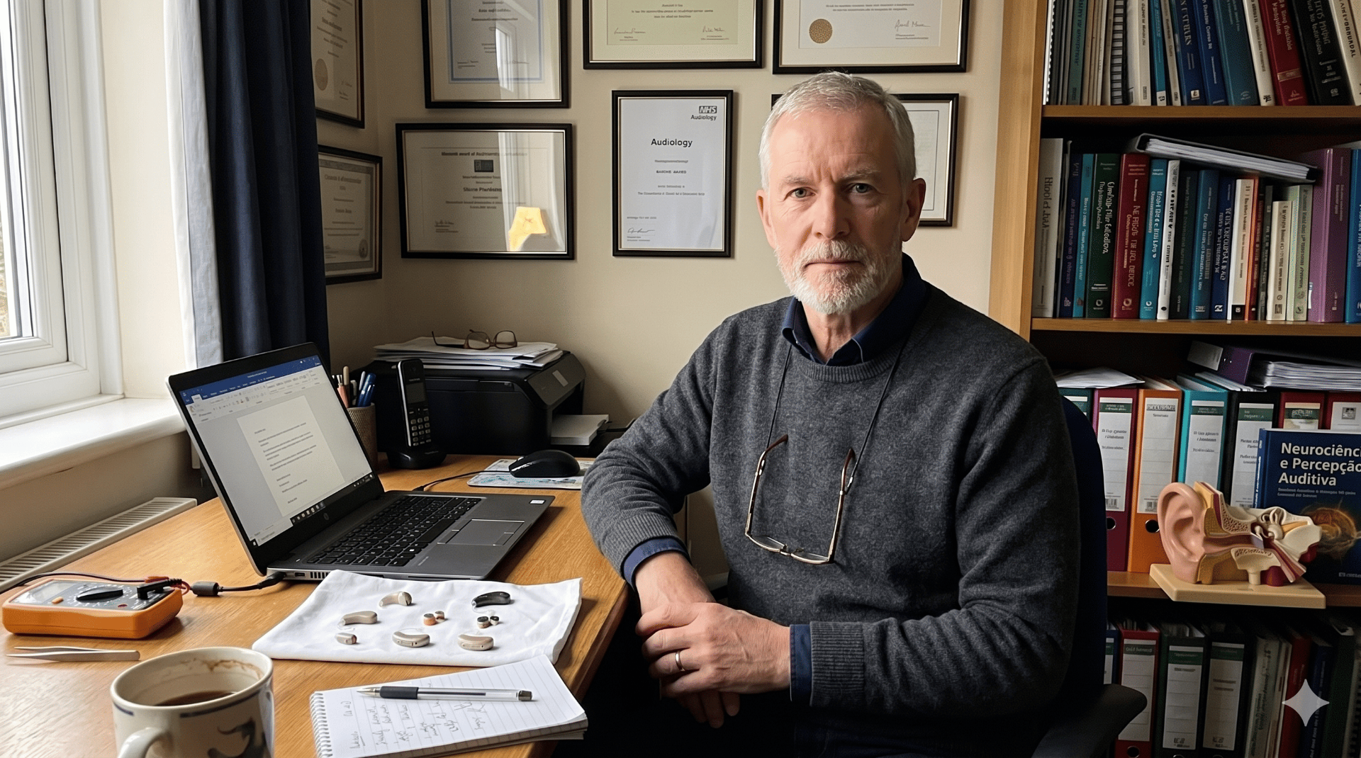 Dr. Alistair Graham, audiologist